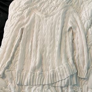 Mark. Ivory Knit Top